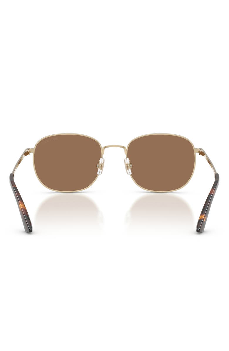 Jimmy Choo 52mm Phantos Sunglasses, Alternate, color, Pale Gold / Dark Brown