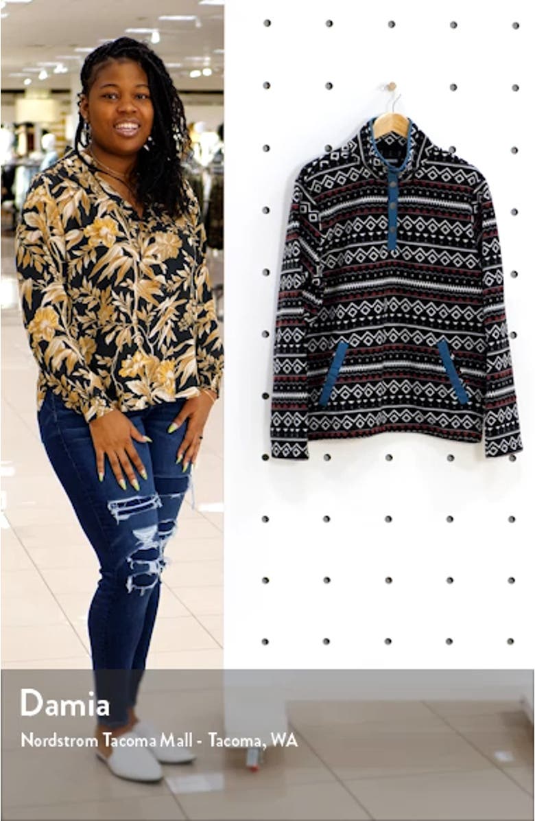 Polar Fleece Quarter Snap Pullover, sales video thumbnail