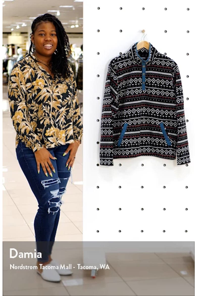 Polar Fleece Quarter Snap Pullover video