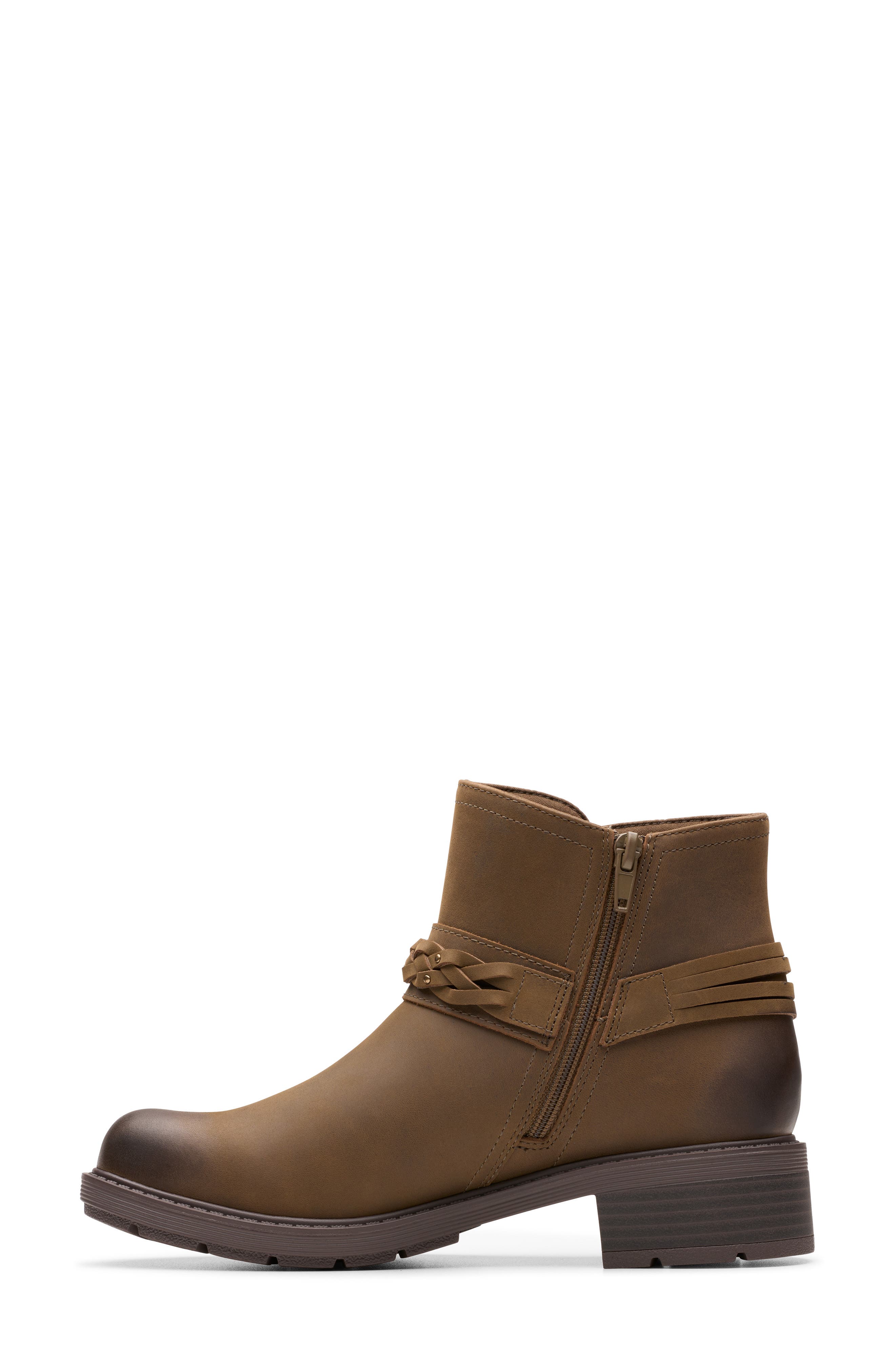 Clarks<sup>®</sup> Hearth Kaylie Bootie, Alternate, color, Mushroom Oily