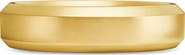 David Yurman Beveled Band Ring in 18K Yellow Gold, 6mm