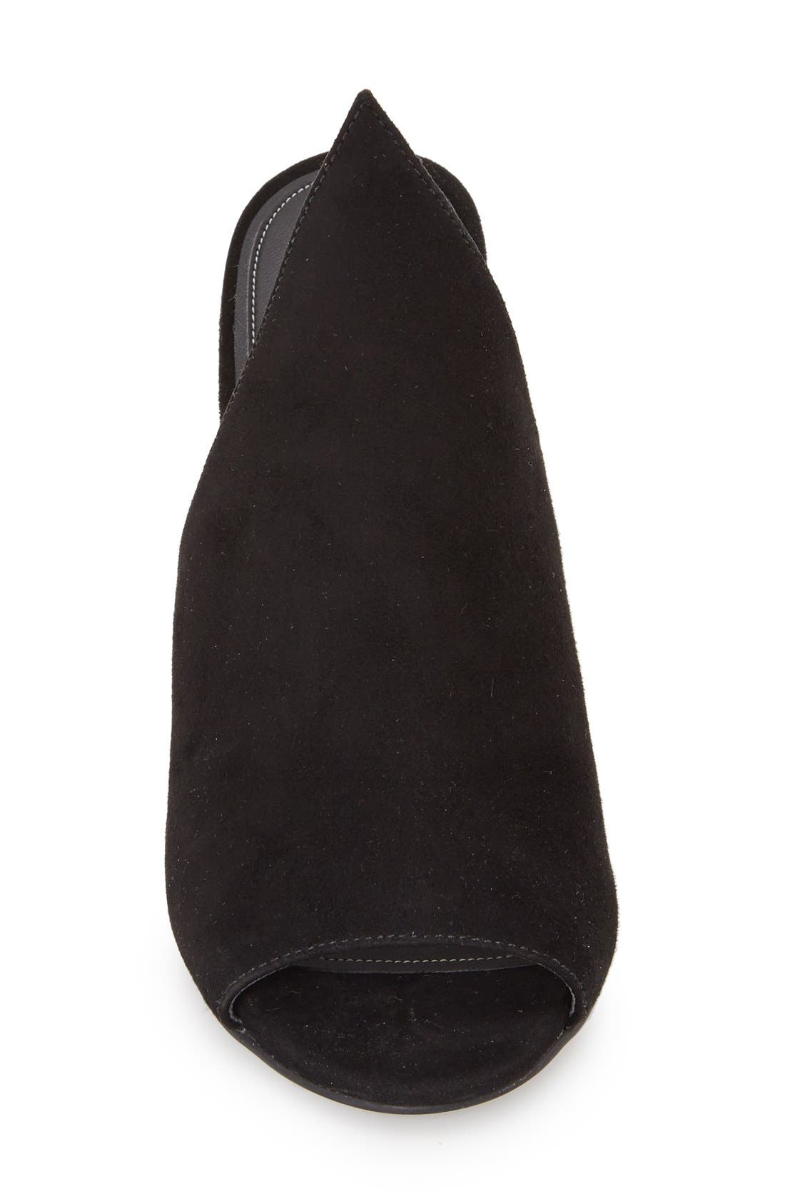 'Essie' Mule, Alternate, color, BLACK SUEDE