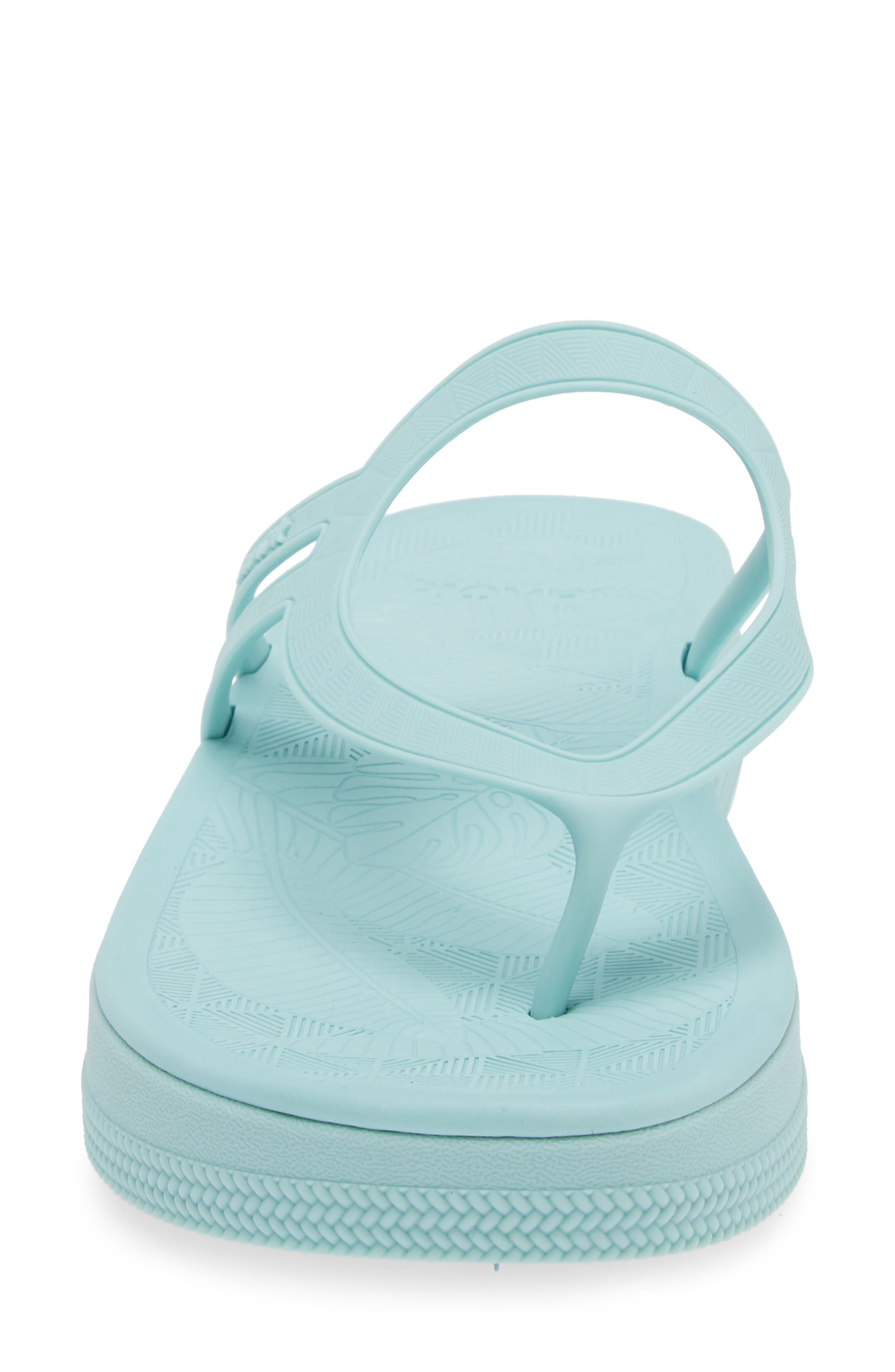 Sanuk Sunshine Platform Flip Flop, Alternate, color, Pastel Turquoise