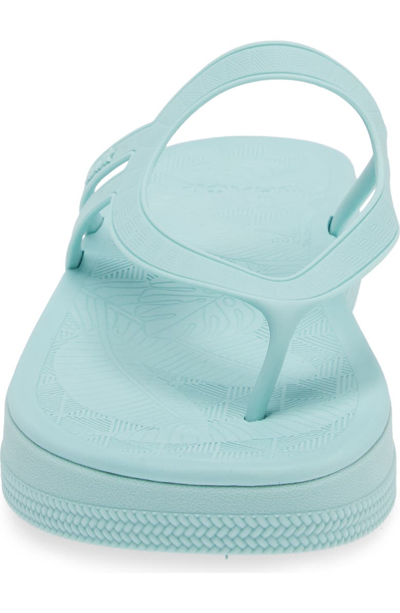 Sanuk Sunshine Platform Flip Flop, Alternate, color, Pastel Turquoise