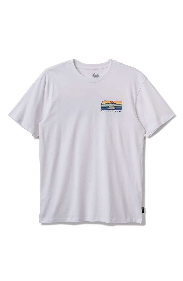Quiksilver Frames Cotton Graphic T-Shirt, Main, color, White
