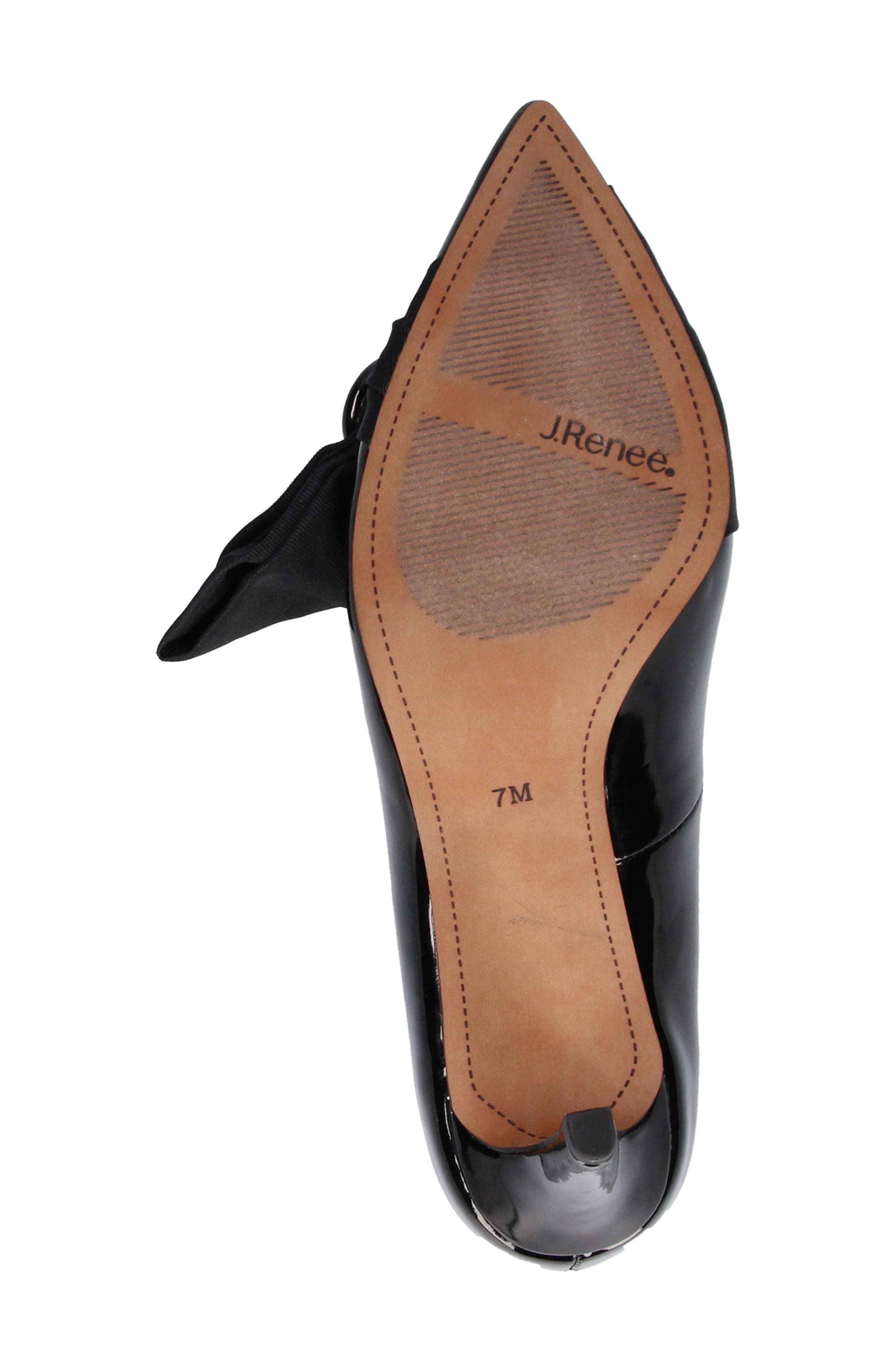 J. Reneé Hirisha Pointed Toe Pump, Alternate, color, Black