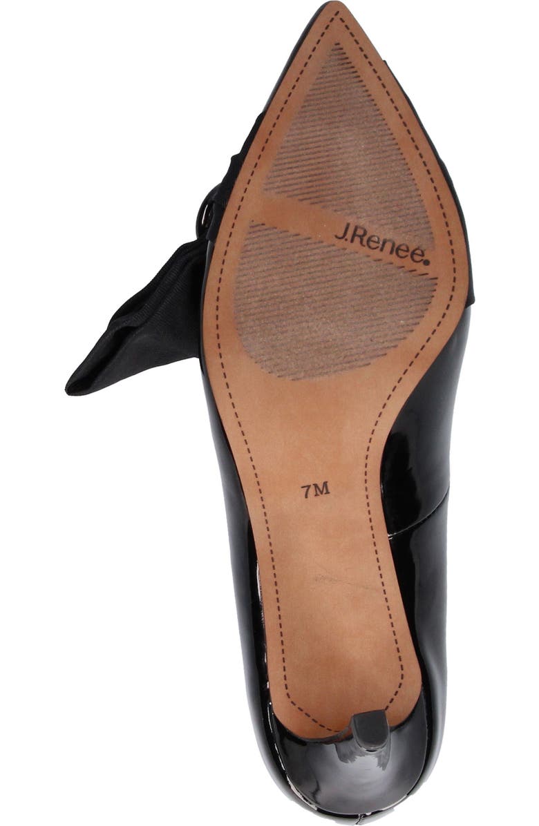 J. Reneé Hirisha Pointed Toe Pump, Alternate, color, Black