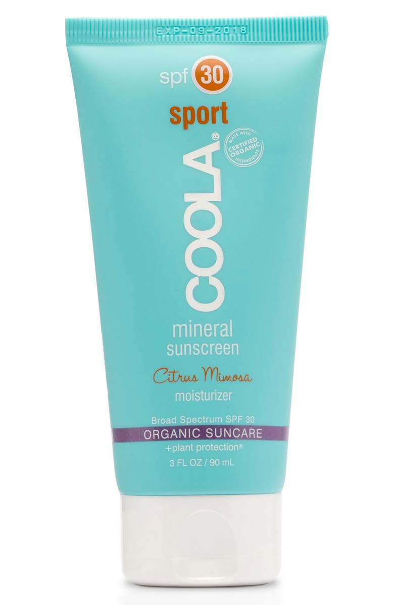COOLA<sup>®</sup> Suncare 'Citrus Mimosa' Sport Mineral Sunscreen Broad Spectrum SPF 30, Main, color,
