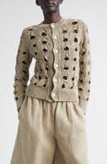 Comme des Garçons Hemp Open Stitch Cardigan