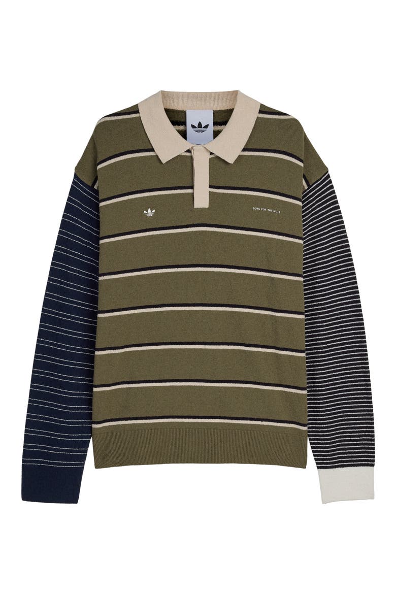 SFTM007 Long Sleeve Polo, Alternate, color, OLIVE STRATA/ ALUMINA/ BLACK