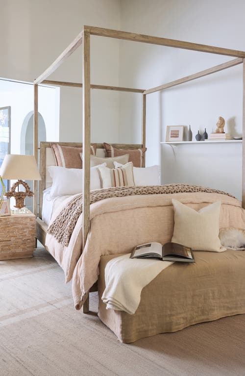 Pom Pom At Home Rory Linen Sham In Brown