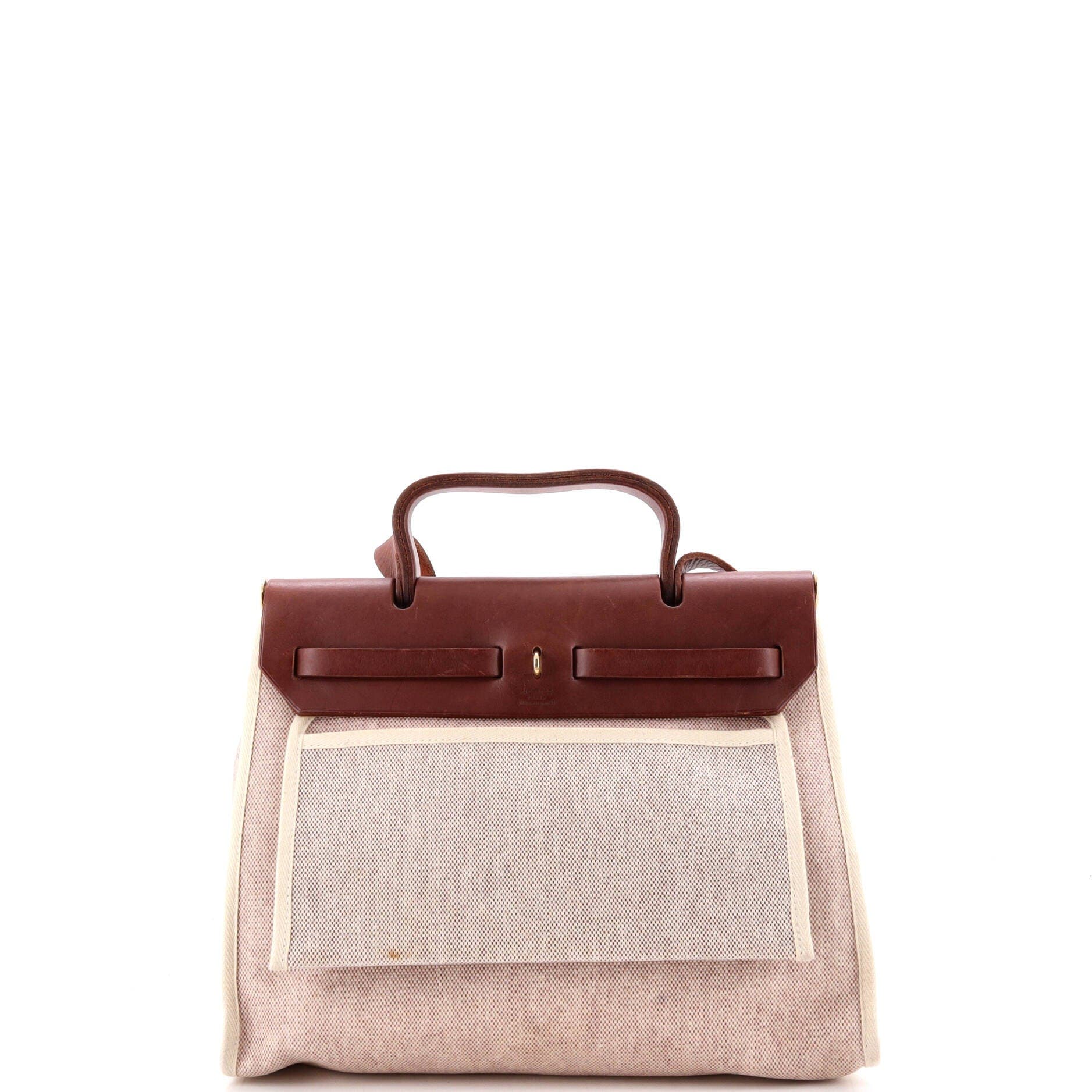 Herbag Toile and Leather PM, Alternate, color, Red