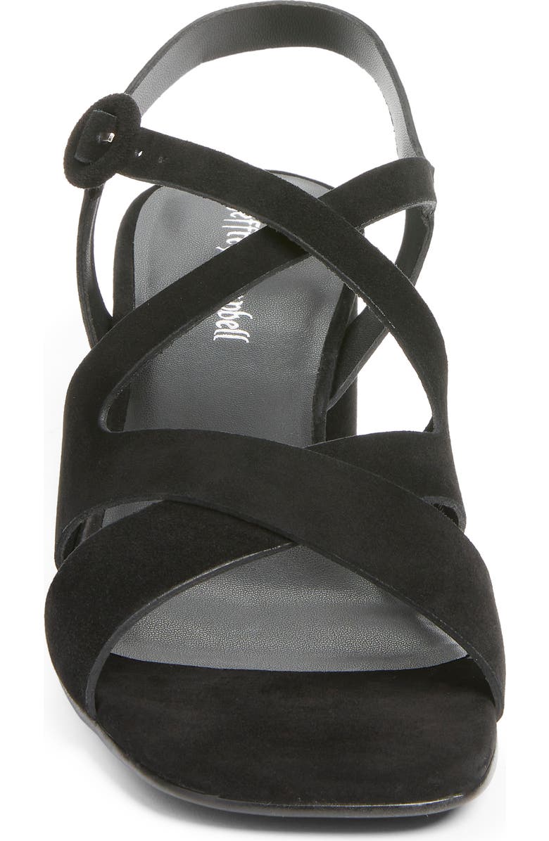 Jeffrey Campbell Rayet Strappy Block Heel Sandal, Alternate, color, Black Suede