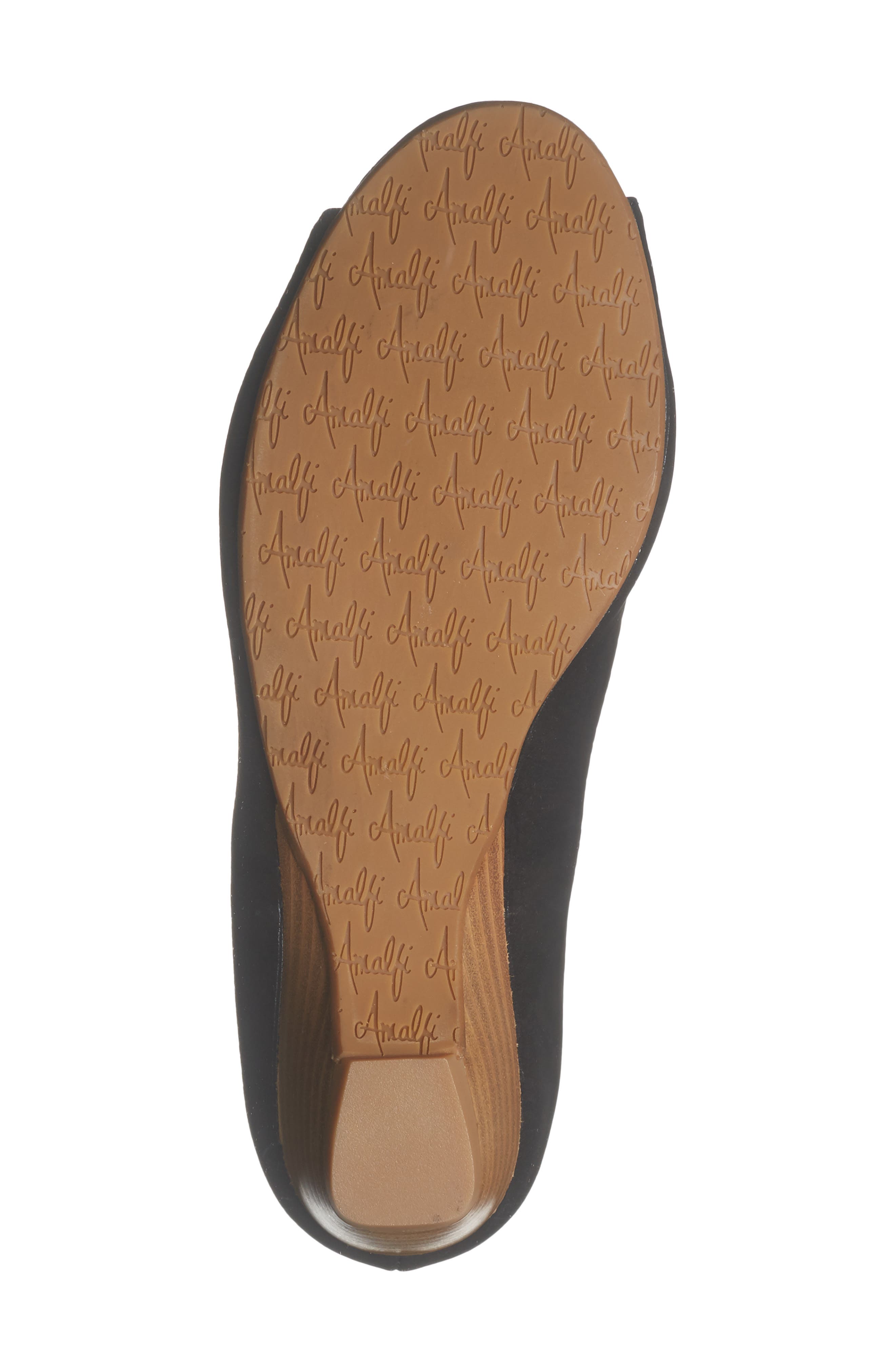 Amalfi by Rangoni Damien Peep Toe Pump, Alternate, color, Black