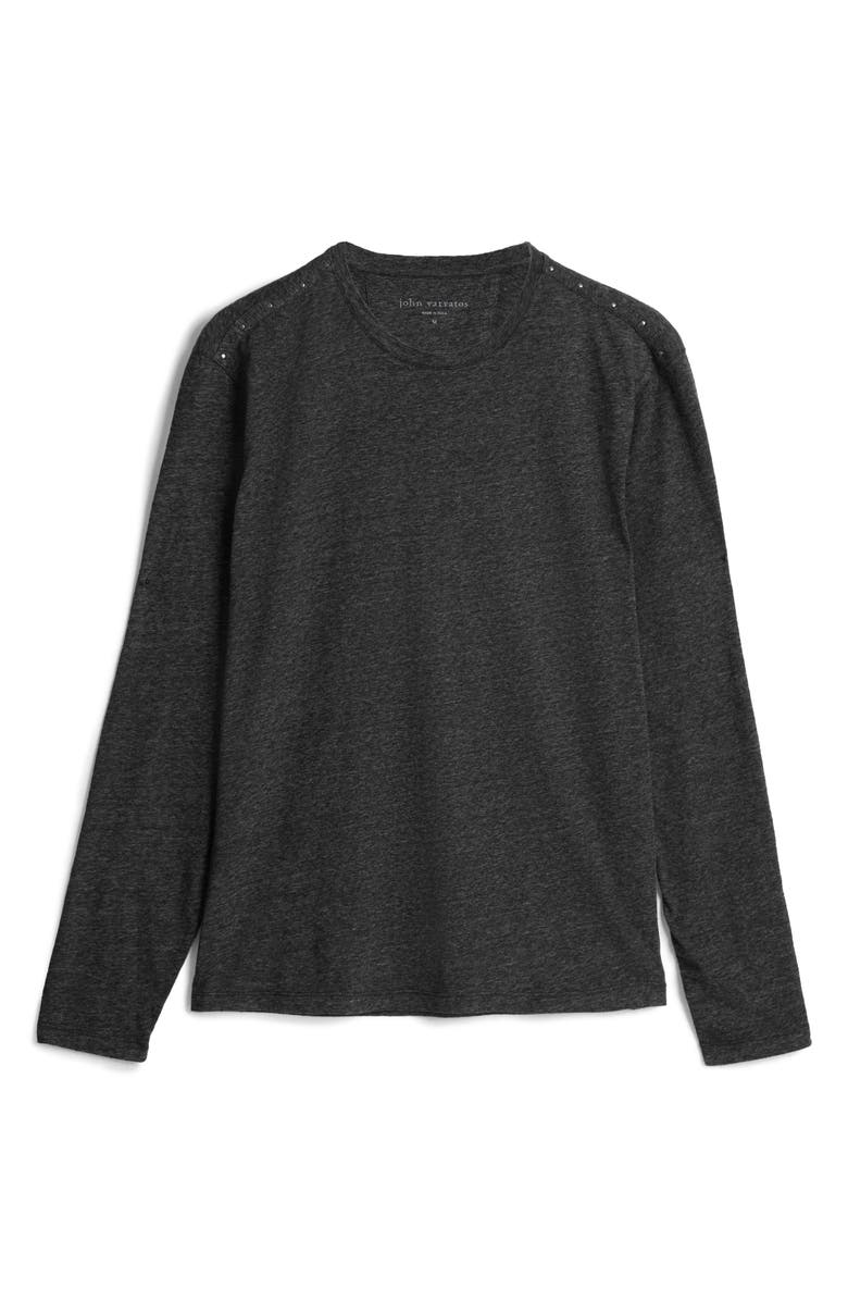 John Varvatos Dover Cotton Blend Long Sleeve T-Shirt, Alternate, color, 