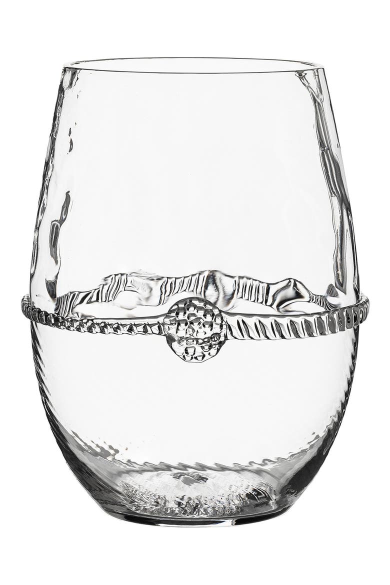 Heritage Set of 4 Assorted Stemless Wine Glasses, Alternate, color, CLEAR