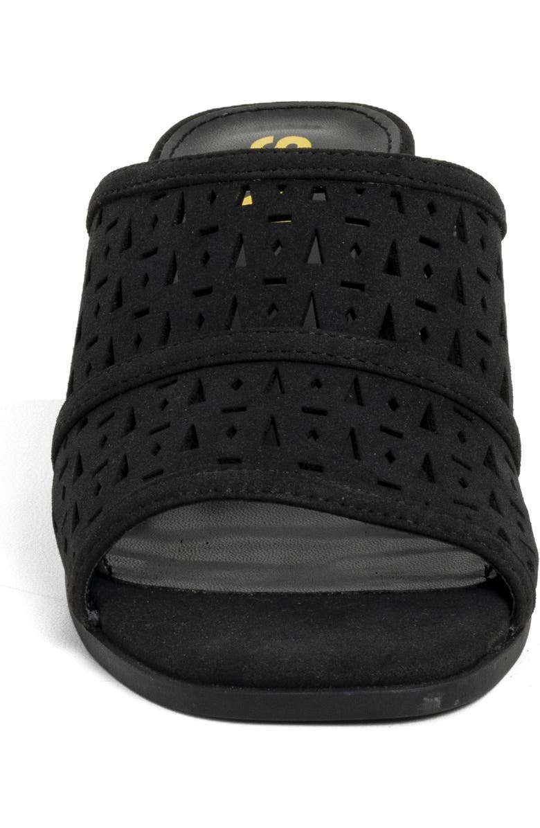 SHUSHOP Eliana Slide Sandal, Alternate, color, Black