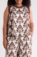T Tahari Eyelet Trim Shell