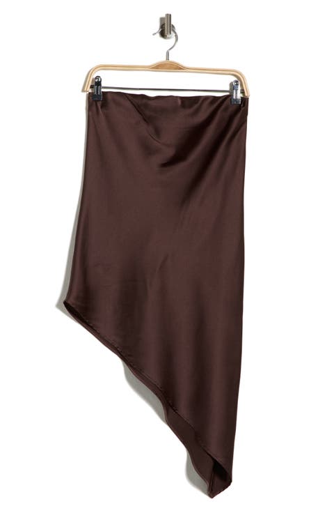 Asymmetric Strapless Tunic Top