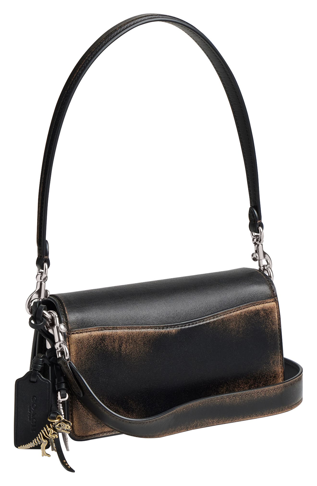 COACH Tabby Loved Leather Shoulder Bag, Alternate, color, 