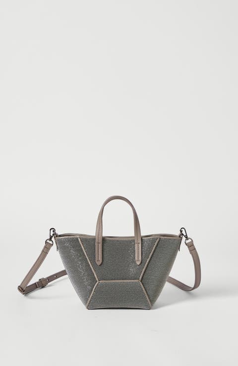 Precious BC Duo mini bag in grained leather