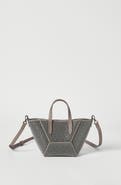 Brunello Cucinelli Precious BC Duo mini bag in grained leather