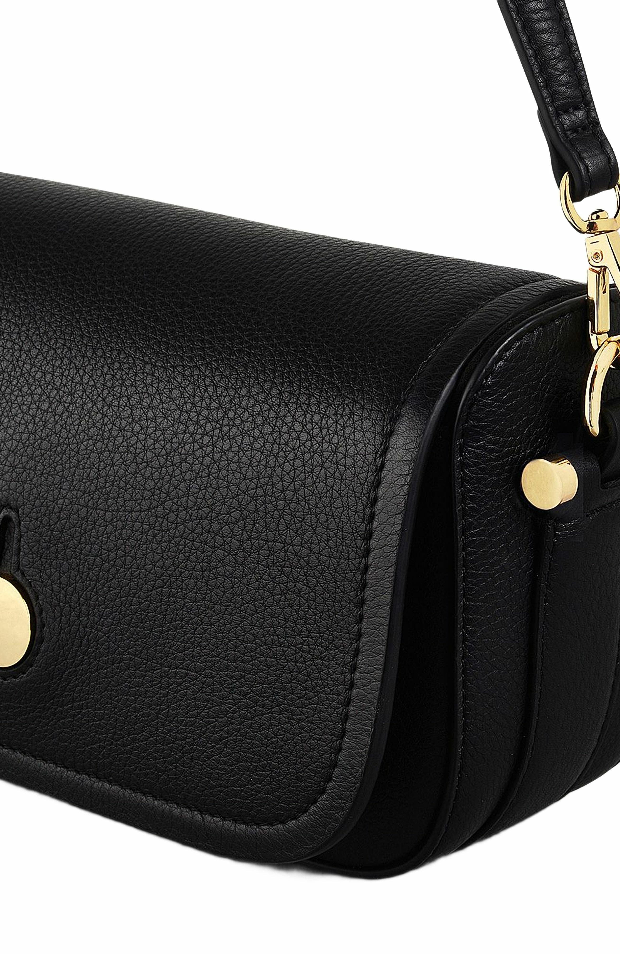 Radley Bathurst Mews Small Flapover Crossbody Bag, Alternate, color, Black