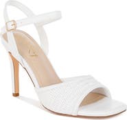 LONDON RAG Vilasta Raffia Stiletto Sandal