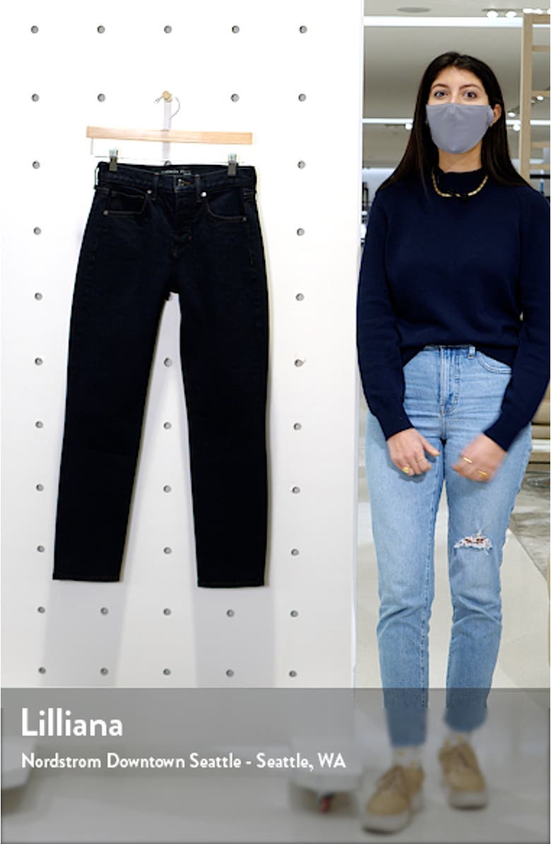 Ryleigh High Waist Slim Straight Leg Jeans, sales video thumbnail