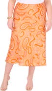 1.STATE Print Midi Skirt