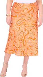 1.STATE Print Midi Skirt