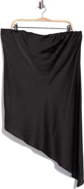 Renee C Asymmetric Strapless Tunic Top