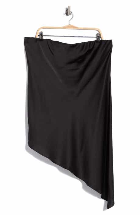 Asymmetric Strapless Tunic Top