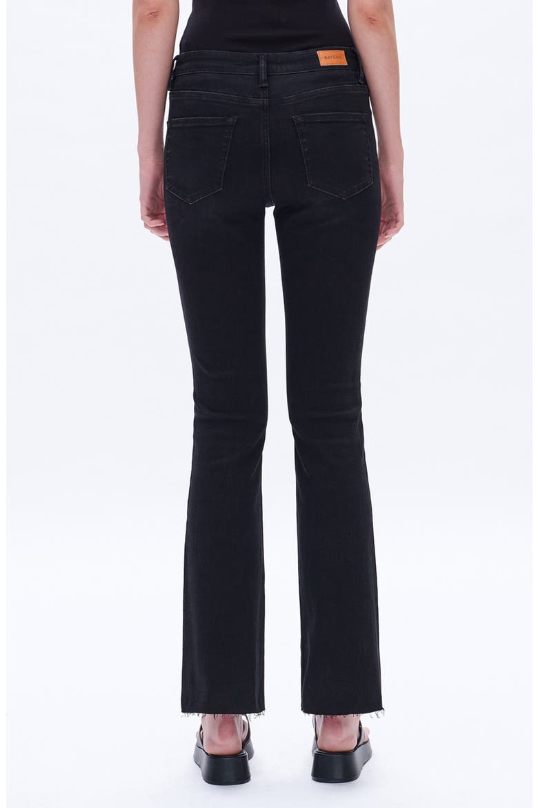 High Waist Bootcut Jeans, Alternate, color, BLACK