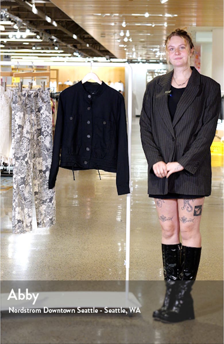 Alma Cotton Blend Jacket, sales video thumbnail