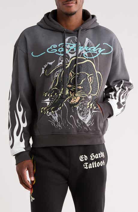 Ed Hardy Panther Fleece Hoodie