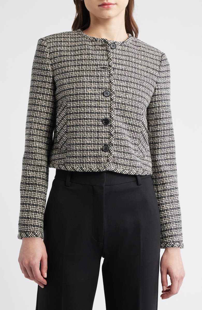 Theory Tweed Jacket, Alternate, color, Shale Multi