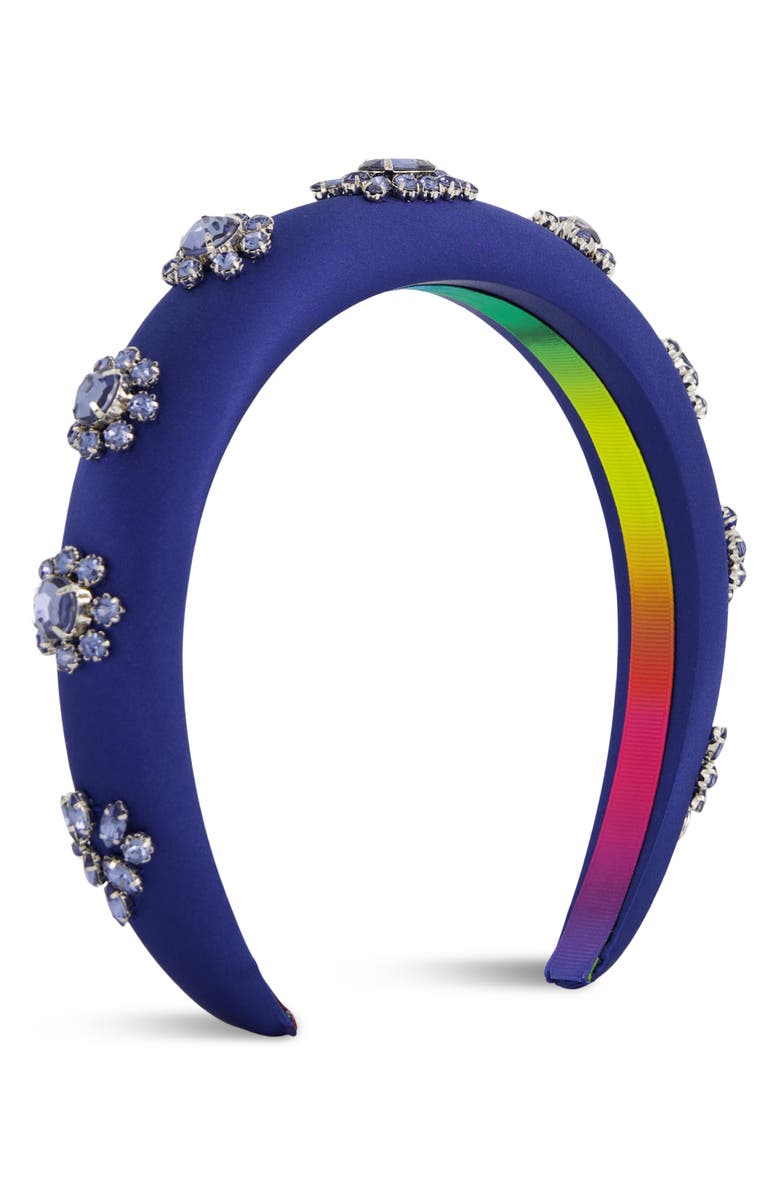 KG Kurt Geiger Jewel Flower Headband, Main, color,
