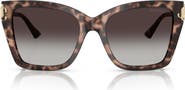 Jimmy Choo 54mm Gradient Square Sunglasses