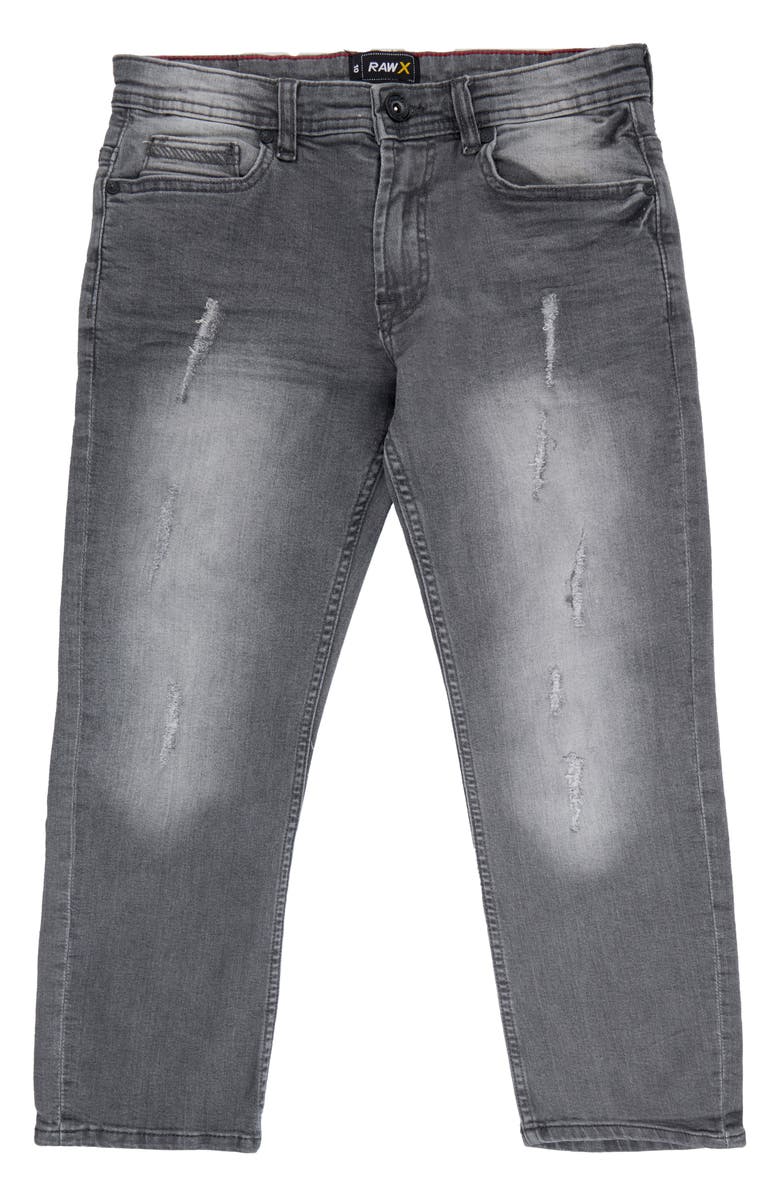 XRAY Kids' Raw X Rip & Repair Jeans, Main, color, Grey