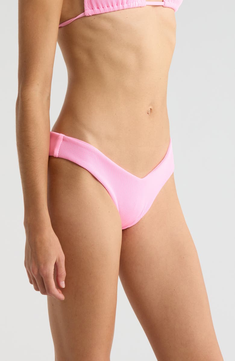 Kulani Kinis V-Cut Bikini Bottoms, Alternate, color, Fairy Floss