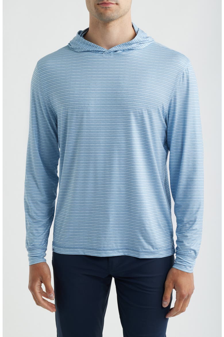 Talon Stripe UPF 50+ Hoodie, Main, color, CARBON FIBER