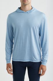 johnnie-O Talon Stripe UPF 50+ Hoodie
