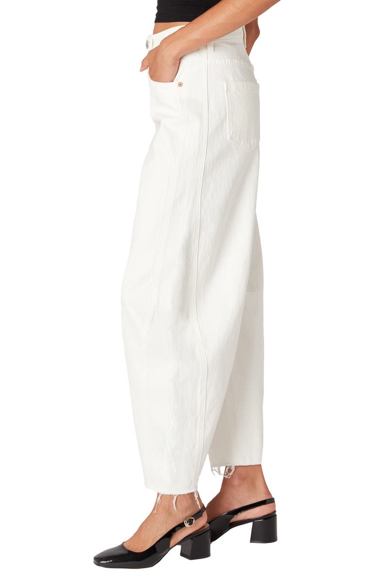 BLANKNYC The Barrel Raw Hem Ankle Jeans, Alternate, color, See You Again