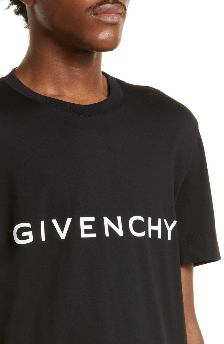 Givenchy Slim Fit Cotton Logo Tee, Alternate, color, 