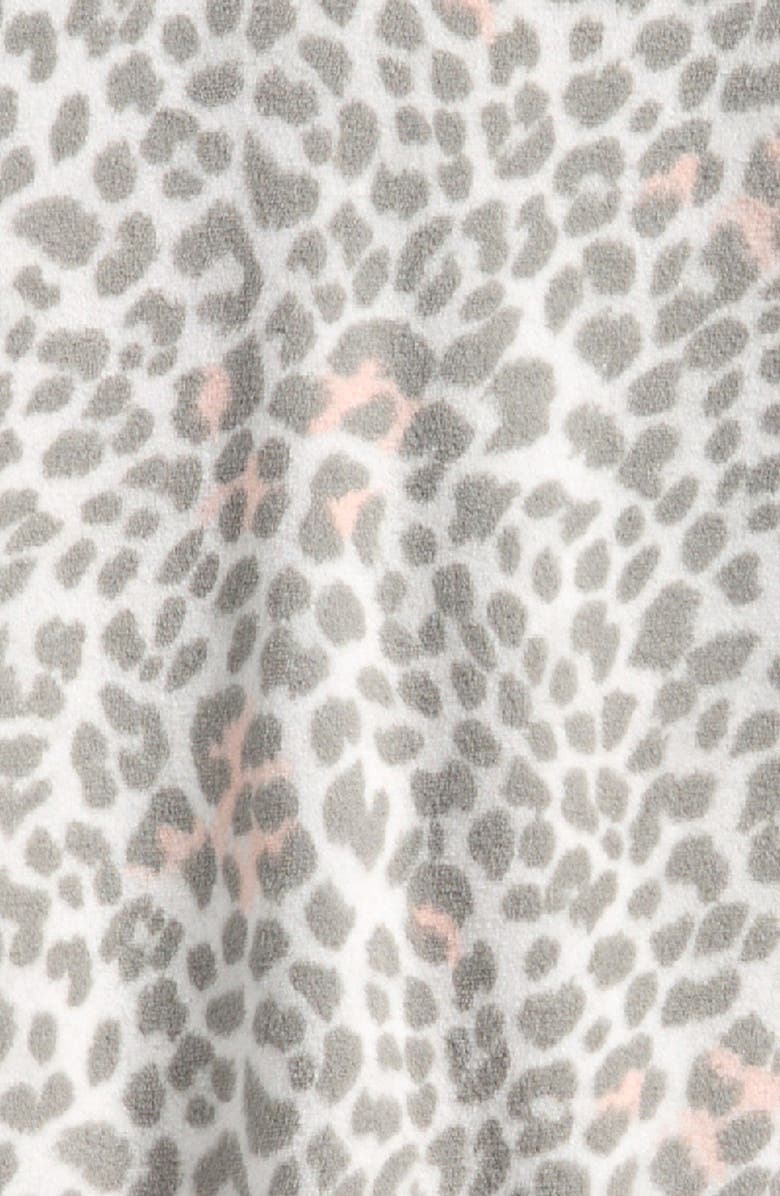 Honeydew Kids' Snuggle Up Print Lounge Sweatshirt & Joggers Set, Alternate, color, Snow Leopard