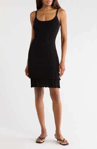 A.L.C. Lex Cotton Blend Tiered Slipdress
