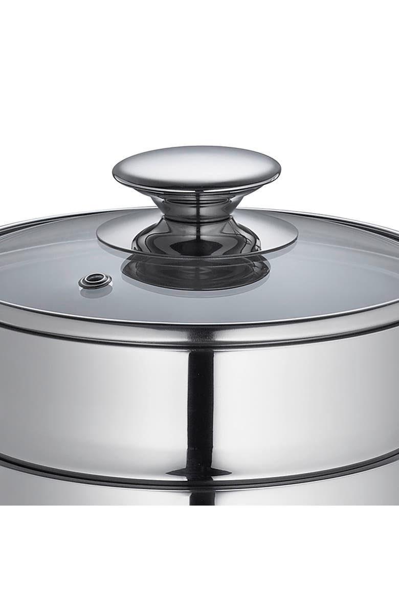 Kuchenprofi Mini Double Boiler Set w/ Glass Lid, 1.6 qt., 5.5-Inch Diameter, Alternate, color,