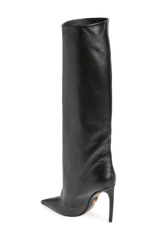 Dolce & Gabbana Women Black Leather Devotion Boots In Black