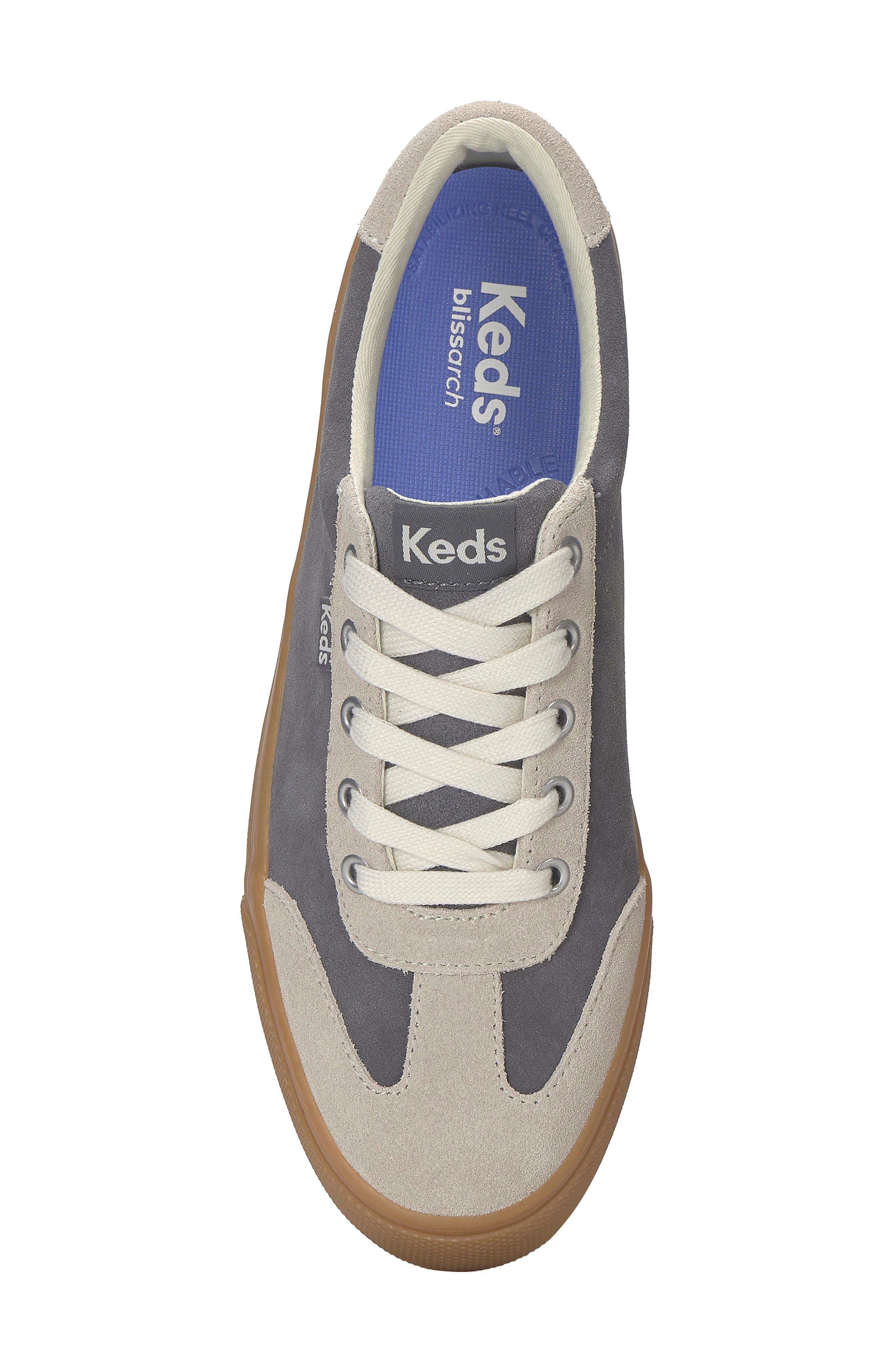 Keds<sup>®</sup> Jump Kick T-Toe Sneaker, Alternate, color, Charcoal